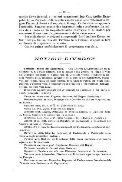 L'agricoltura toscana organo ufficiale per le principali istituzioni agrarie delle provincie di Firenze e di Arezzo