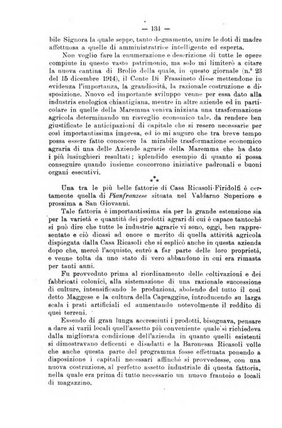 L'agricoltura toscana organo ufficiale per le principali istituzioni agrarie delle provincie di Firenze e di Arezzo