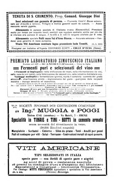 L'agricoltura toscana organo ufficiale per le principali istituzioni agrarie delle provincie di Firenze e di Arezzo