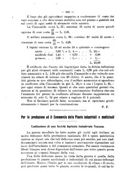 L'agricoltura toscana organo ufficiale per le principali istituzioni agrarie delle provincie di Firenze e di Arezzo