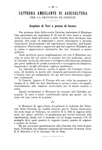 L'agricoltura toscana organo ufficiale per le principali istituzioni agrarie delle provincie di Firenze e di Arezzo