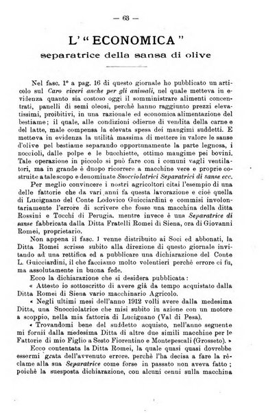 L'agricoltura toscana organo ufficiale per le principali istituzioni agrarie delle provincie di Firenze e di Arezzo