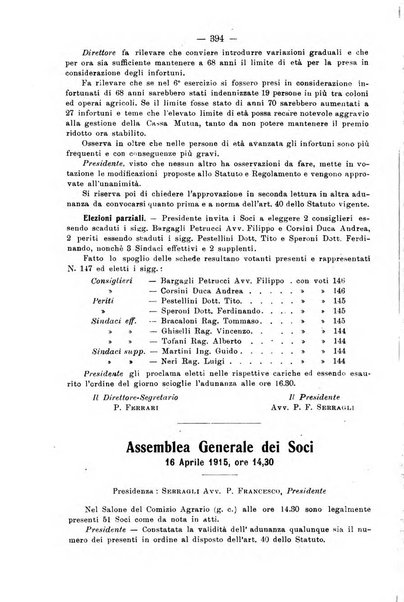 L'agricoltura toscana organo ufficiale per le principali istituzioni agrarie delle provincie di Firenze e di Arezzo