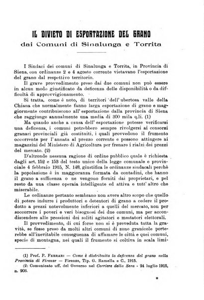 L'agricoltura toscana organo ufficiale per le principali istituzioni agrarie delle provincie di Firenze e di Arezzo