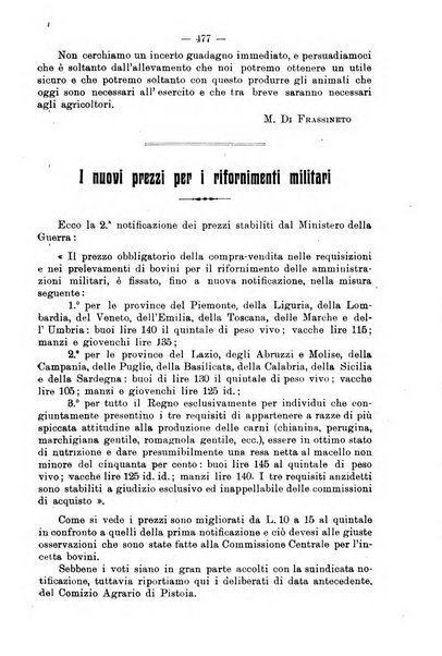 L'agricoltura toscana organo ufficiale per le principali istituzioni agrarie delle provincie di Firenze e di Arezzo