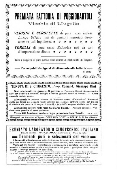 L'agricoltura toscana organo ufficiale per le principali istituzioni agrarie delle provincie di Firenze e di Arezzo