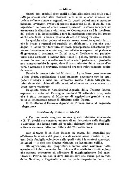 L'agricoltura toscana organo ufficiale per le principali istituzioni agrarie delle provincie di Firenze e di Arezzo