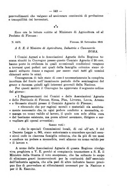 L'agricoltura toscana organo ufficiale per le principali istituzioni agrarie delle provincie di Firenze e di Arezzo