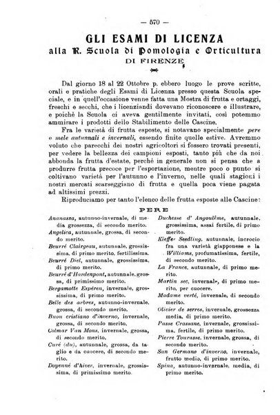 L'agricoltura toscana organo ufficiale per le principali istituzioni agrarie delle provincie di Firenze e di Arezzo