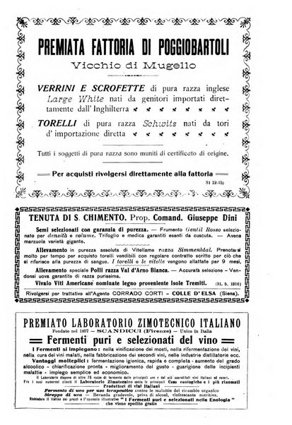 L'agricoltura toscana organo ufficiale per le principali istituzioni agrarie delle provincie di Firenze e di Arezzo