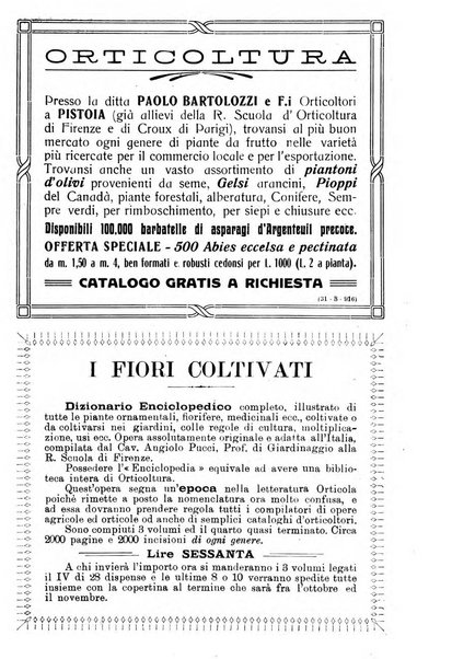 L'agricoltura toscana organo ufficiale per le principali istituzioni agrarie delle provincie di Firenze e di Arezzo