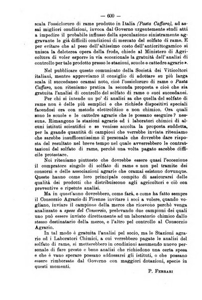 L'agricoltura toscana organo ufficiale per le principali istituzioni agrarie delle provincie di Firenze e di Arezzo