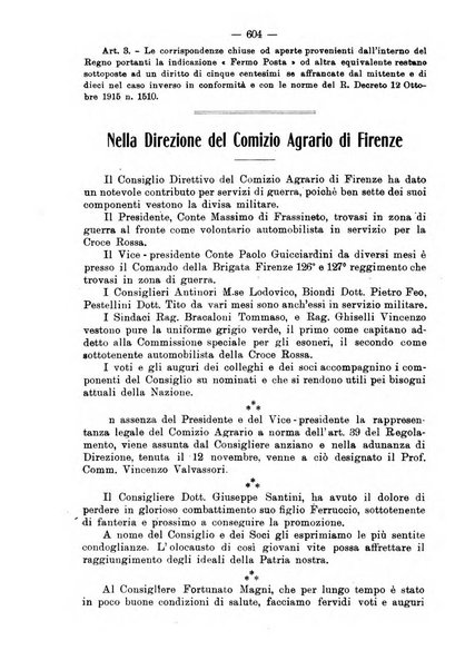 L'agricoltura toscana organo ufficiale per le principali istituzioni agrarie delle provincie di Firenze e di Arezzo