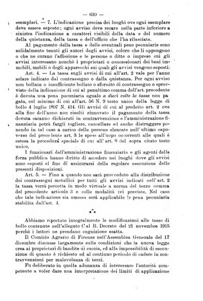 L'agricoltura toscana organo ufficiale per le principali istituzioni agrarie delle provincie di Firenze e di Arezzo