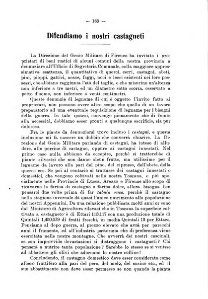 L'agricoltura toscana organo ufficiale per le principali istituzioni agrarie delle provincie di Firenze e di Arezzo