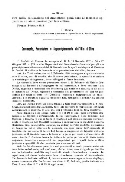 L'agricoltura toscana organo ufficiale per le principali istituzioni agrarie delle provincie di Firenze e di Arezzo