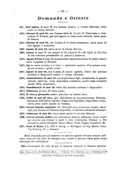 L'agricoltura toscana organo ufficiale per le principali istituzioni agrarie delle provincie di Firenze e di Arezzo