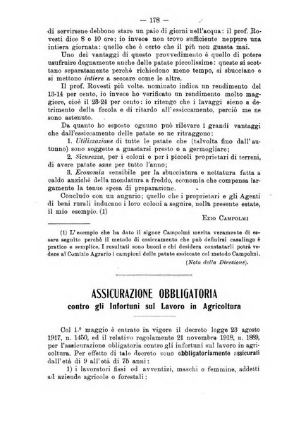 L'agricoltura toscana organo ufficiale per le principali istituzioni agrarie delle provincie di Firenze e di Arezzo