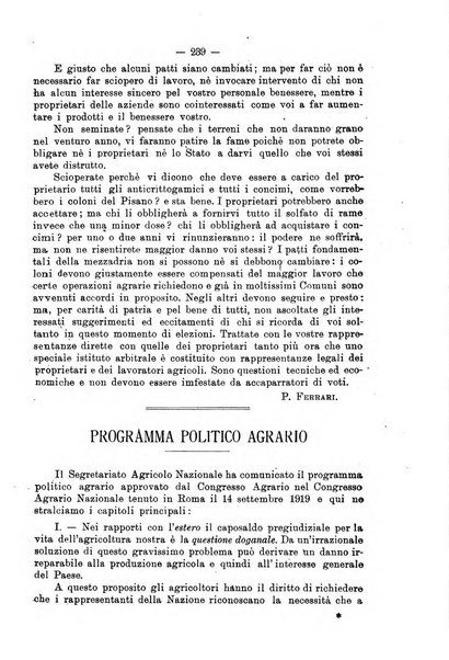 L'agricoltura toscana organo ufficiale per le principali istituzioni agrarie delle provincie di Firenze e di Arezzo