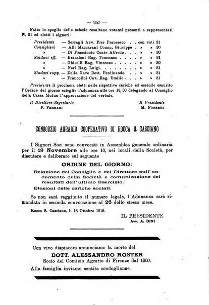 L'agricoltura toscana organo ufficiale per le principali istituzioni agrarie delle provincie di Firenze e di Arezzo