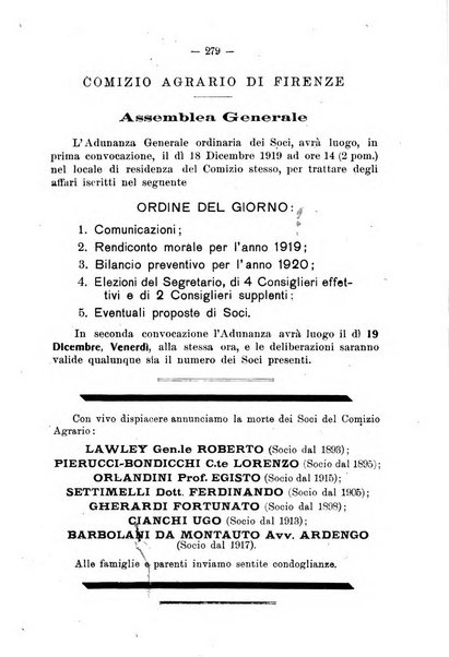 L'agricoltura toscana organo ufficiale per le principali istituzioni agrarie delle provincie di Firenze e di Arezzo