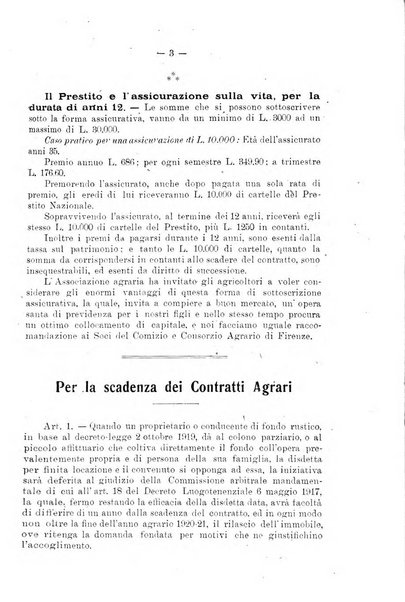 L'agricoltura toscana organo ufficiale per le principali istituzioni agrarie delle provincie di Firenze e di Arezzo