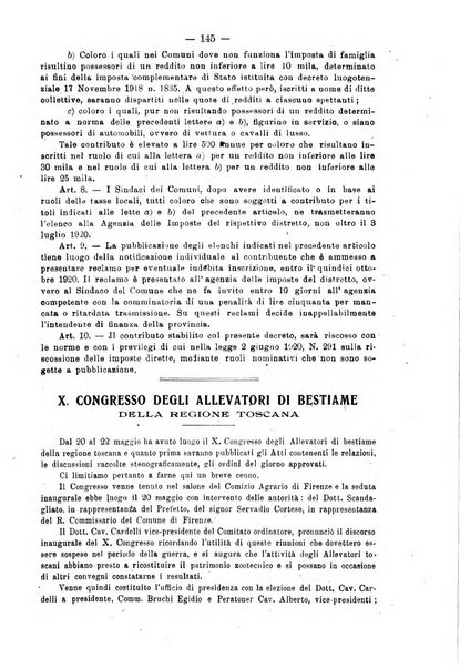 L'agricoltura toscana organo ufficiale per le principali istituzioni agrarie delle provincie di Firenze e di Arezzo