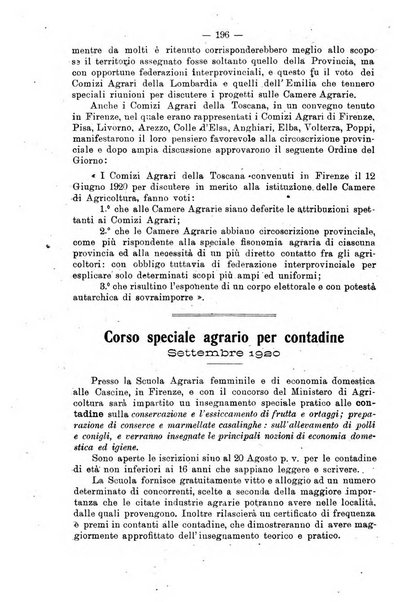 L'agricoltura toscana organo ufficiale per le principali istituzioni agrarie delle provincie di Firenze e di Arezzo