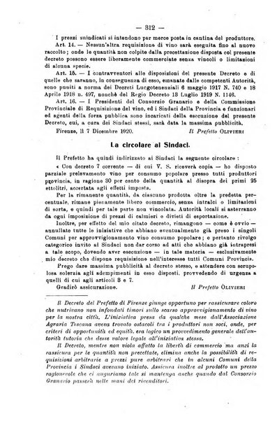 L'agricoltura toscana organo ufficiale per le principali istituzioni agrarie delle provincie di Firenze e di Arezzo