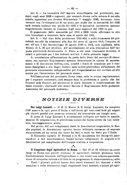 L'agricoltura toscana organo ufficiale per le principali istituzioni agrarie delle provincie di Firenze e di Arezzo