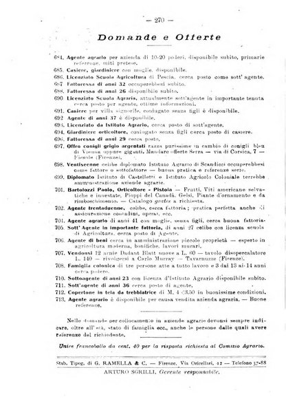 L'agricoltura toscana organo ufficiale per le principali istituzioni agrarie delle provincie di Firenze e di Arezzo