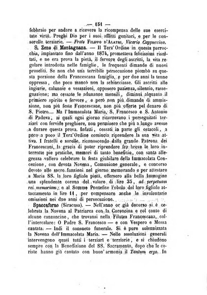 Annali francescani periodico religioso dedicato agli iscritti del Terz'ordine