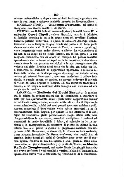 Annali francescani periodico religioso dedicato agli iscritti del Terz'ordine