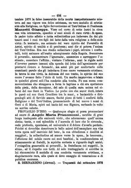 Annali francescani periodico religioso dedicato agli iscritti del Terz'ordine