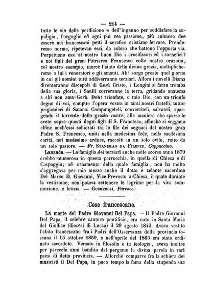 Annali francescani periodico religioso dedicato agli iscritti del Terz'ordine