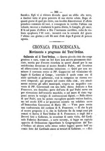 Annali francescani periodico religioso dedicato agli iscritti del Terz'ordine