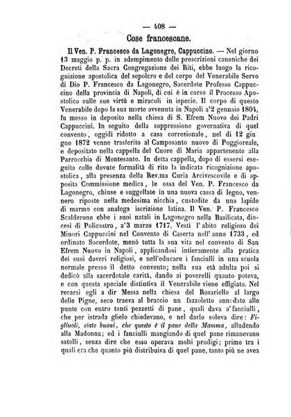 Annali francescani periodico religioso dedicato agli iscritti del Terz'ordine