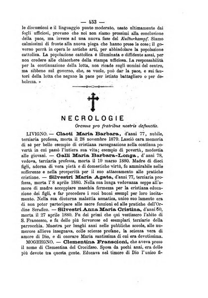 Annali francescani periodico religioso dedicato agli iscritti del Terz'ordine