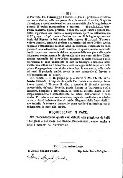 Annali francescani periodico religioso dedicato agli iscritti del Terz'ordine