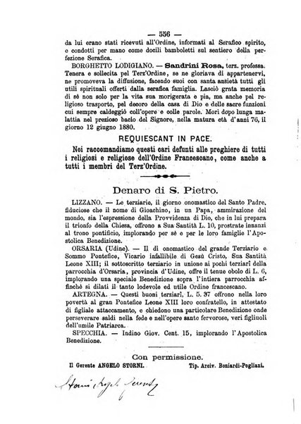 Annali francescani periodico religioso dedicato agli iscritti del Terz'ordine