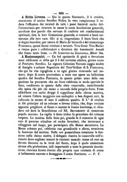 Annali francescani periodico religioso dedicato agli iscritti del Terz'ordine