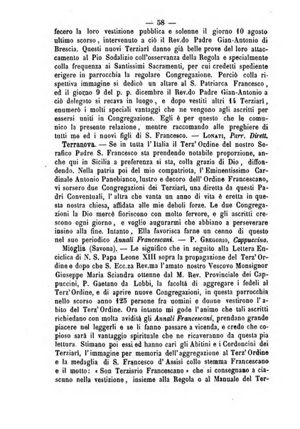 Annali francescani periodico religioso dedicato agli iscritti del Terz'ordine