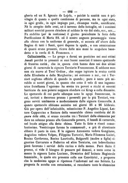 Annali francescani periodico religioso dedicato agli iscritti del Terz'ordine