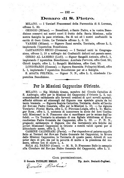 Annali francescani periodico religioso dedicato agli iscritti del Terz'ordine