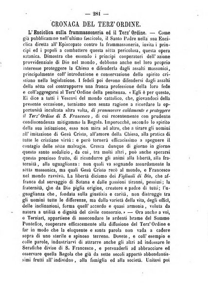 Annali francescani periodico religioso dedicato agli iscritti del Terz'ordine