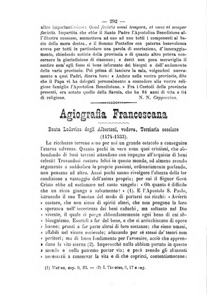 Annali francescani periodico religioso dedicato agli iscritti del Terz'ordine