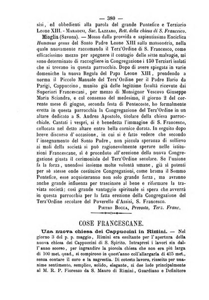 Annali francescani periodico religioso dedicato agli iscritti del Terz'ordine