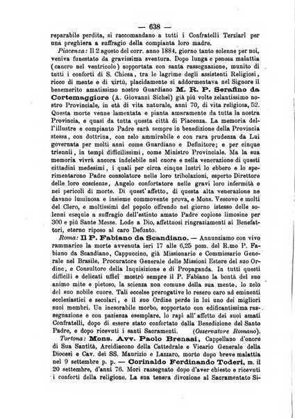 Annali francescani periodico religioso dedicato agli iscritti del Terz'ordine