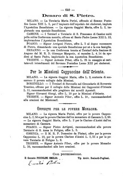 Annali francescani periodico religioso dedicato agli iscritti del Terz'ordine