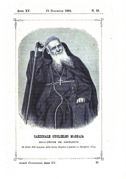 Annali francescani periodico religioso dedicato agli iscritti del Terz'ordine